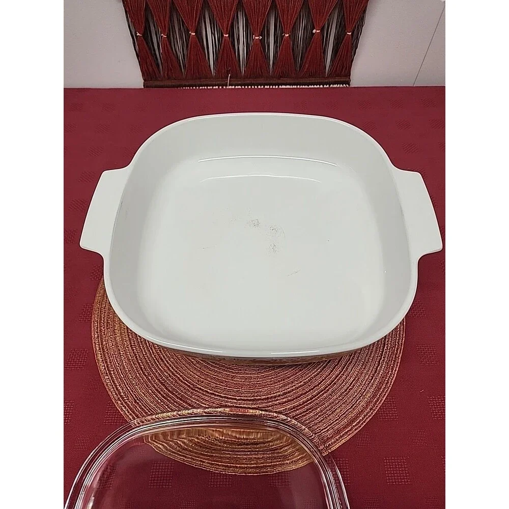 Vintage CorningWare Spice Of Life La Romarin 2.5 Quart Casserole W Lid A-10-B